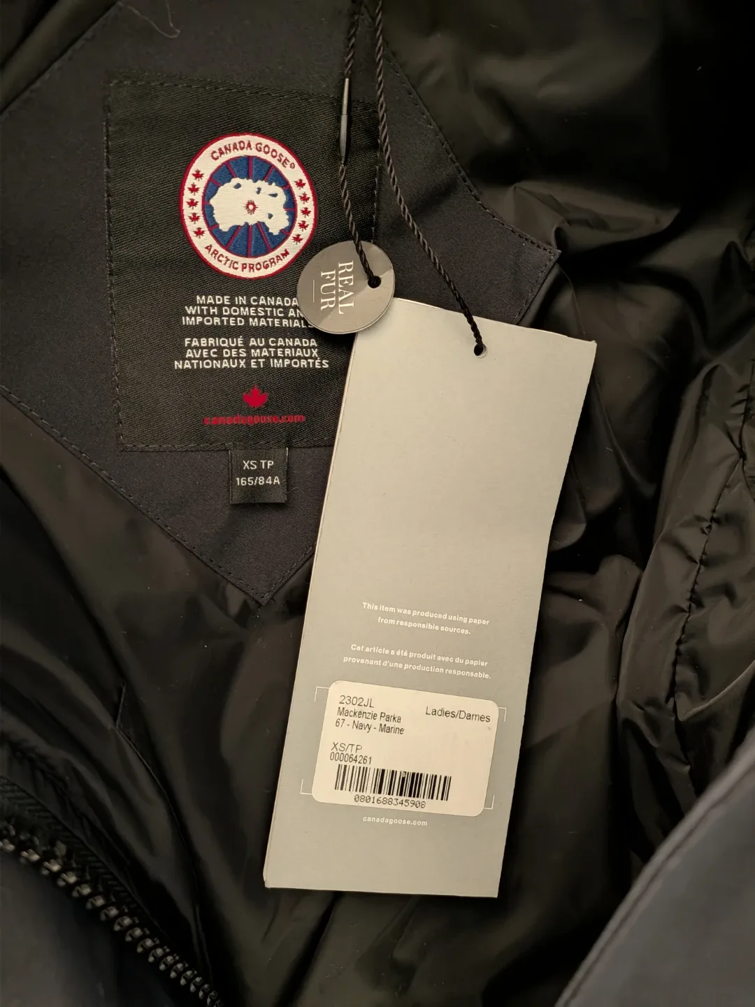Canada Goose Ladies' Mackenzie Parka XS - Navy image indicator(2)