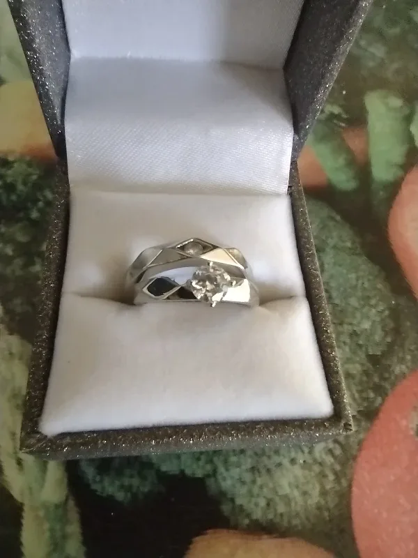 Wedding Ring Set( Sterling Silver) image indicator(2)