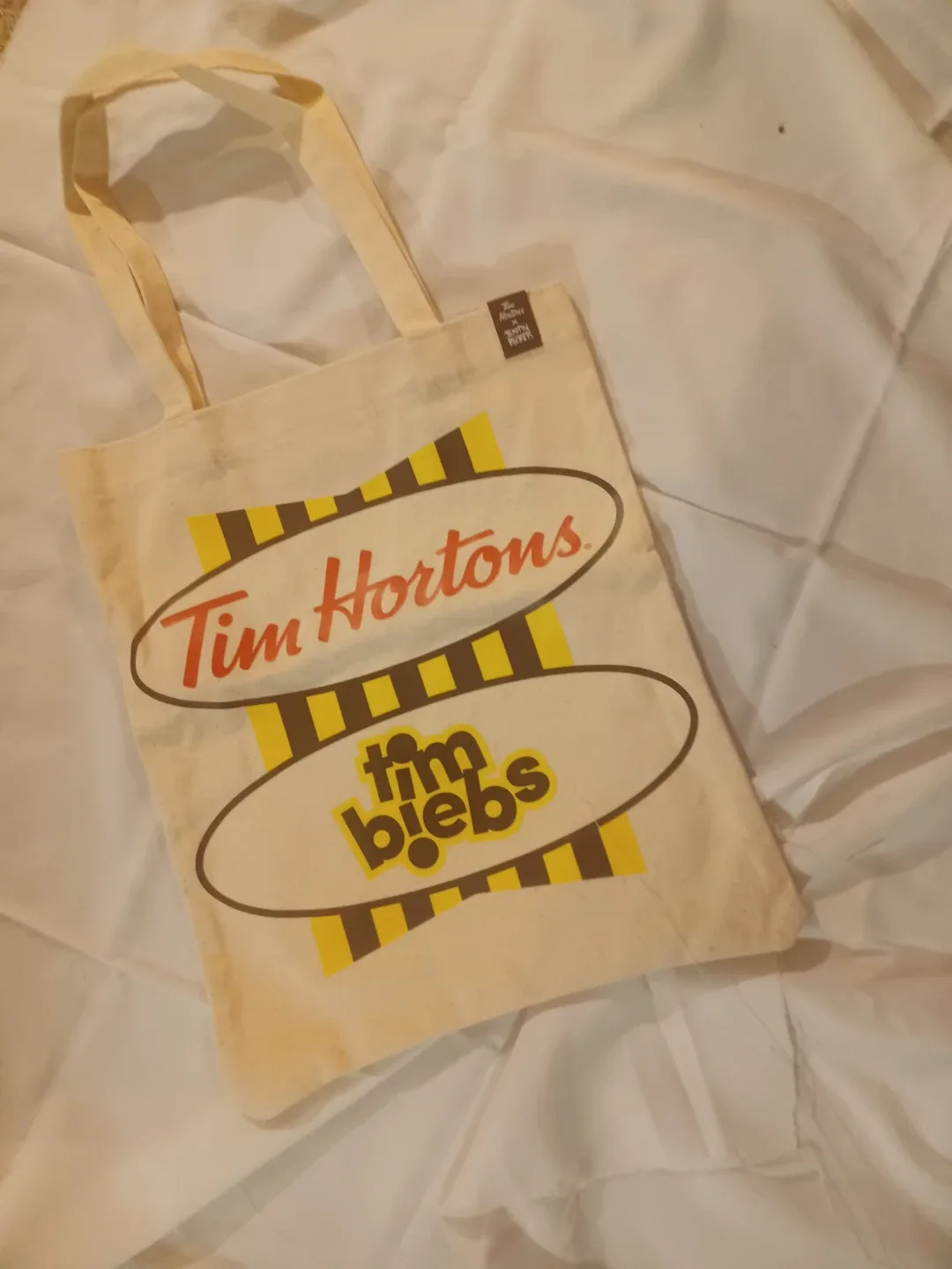Tim Hortons x Tim Biebs Tote Bag