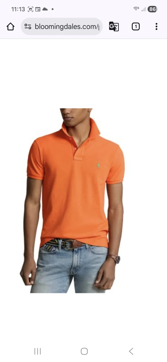 Polo Ralph Lauren Classic Fit Polo - Orange, Size S - photo 2