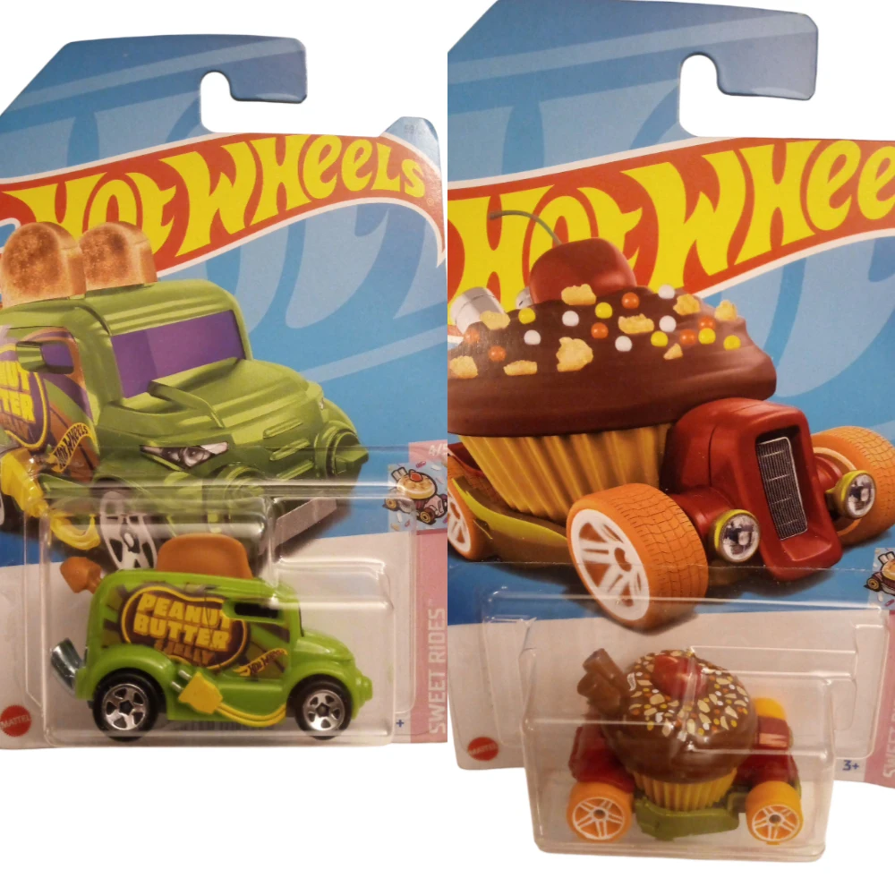 Hot Wheels Sweet Rides - Peanut Butter & Cupcake Cars
