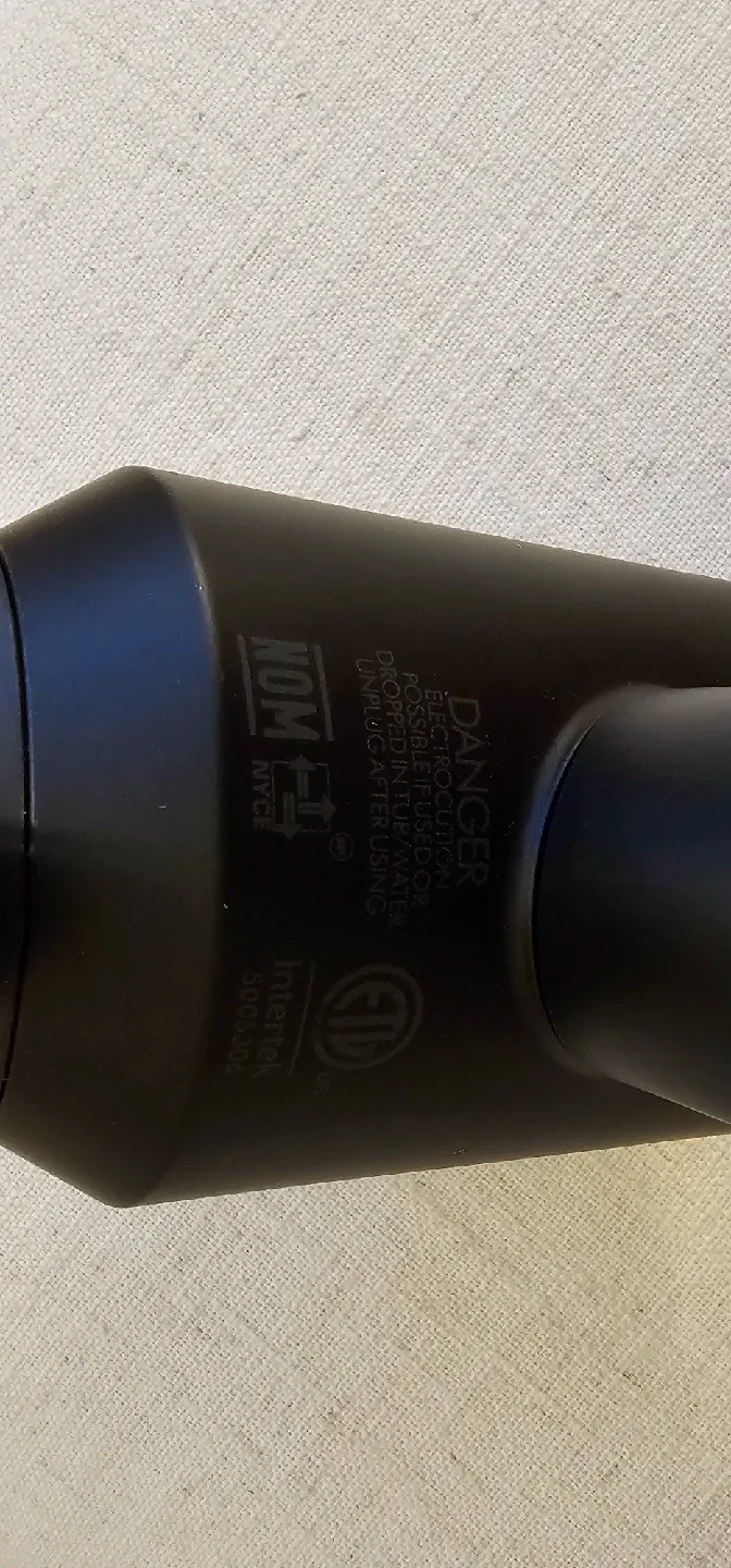 Dyson Supersonic hair dryer in matte black / nickel finish. image indicator(2)