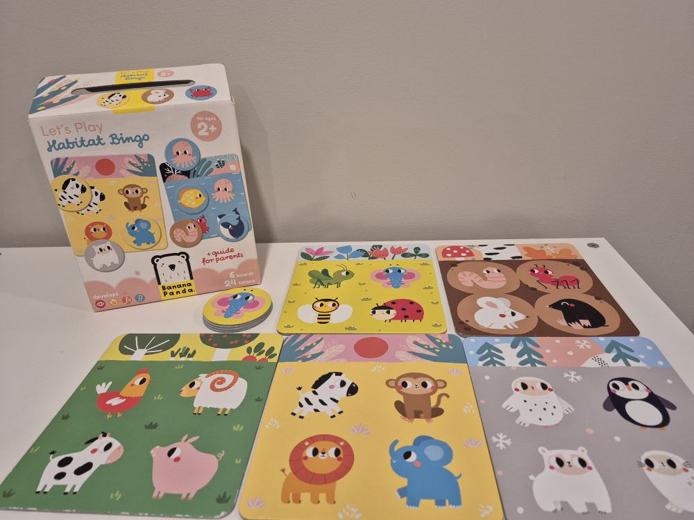 Banana Panda Let's Play Habitat Bingo - Ages 2+