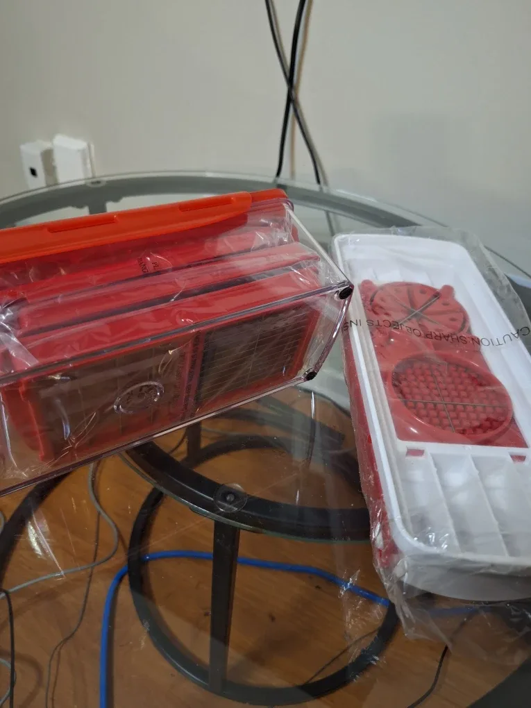 Red Vegetable Chopper Set image indicator(3)