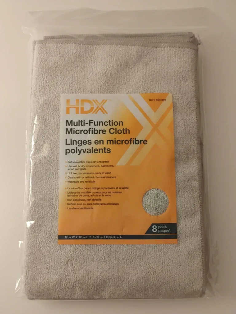 HDX Microfibre Cloth 8 pack
