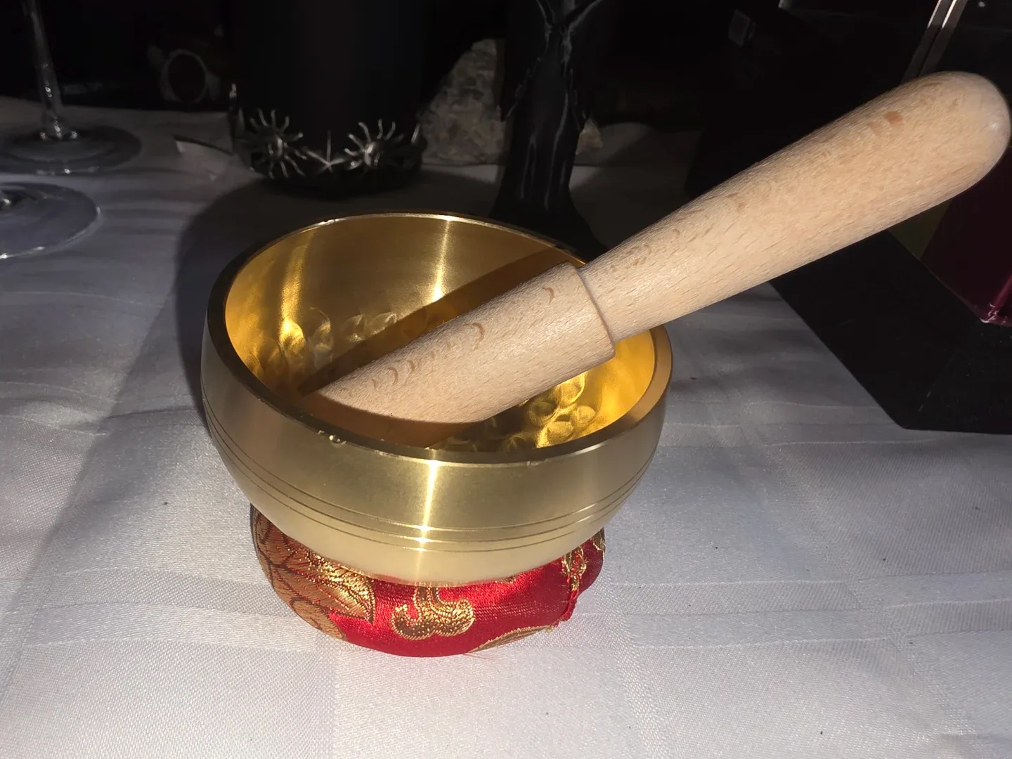 Singing Bowl with Wooden Mallet