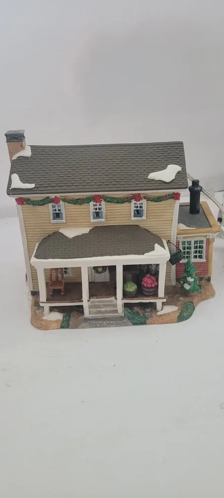 Christmas Village Lighted House image indicator(8)