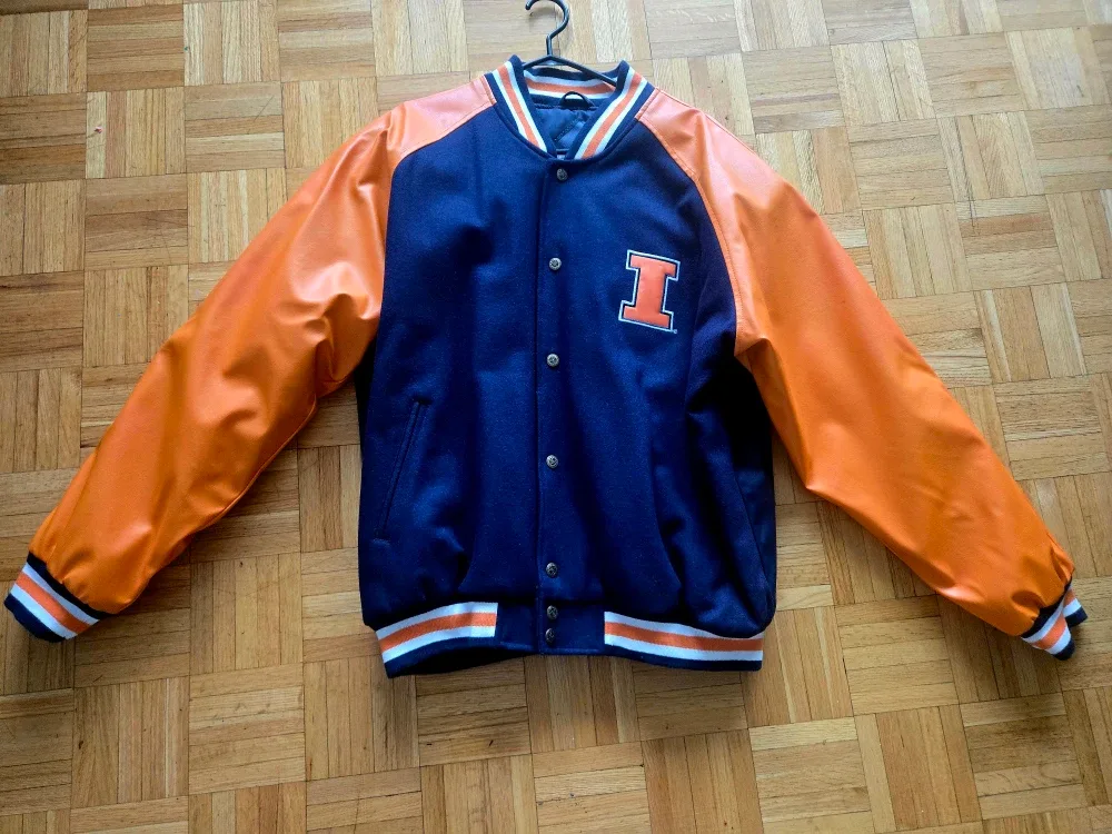 Steve & Barry's Illinois Varsity Jacket - Size L