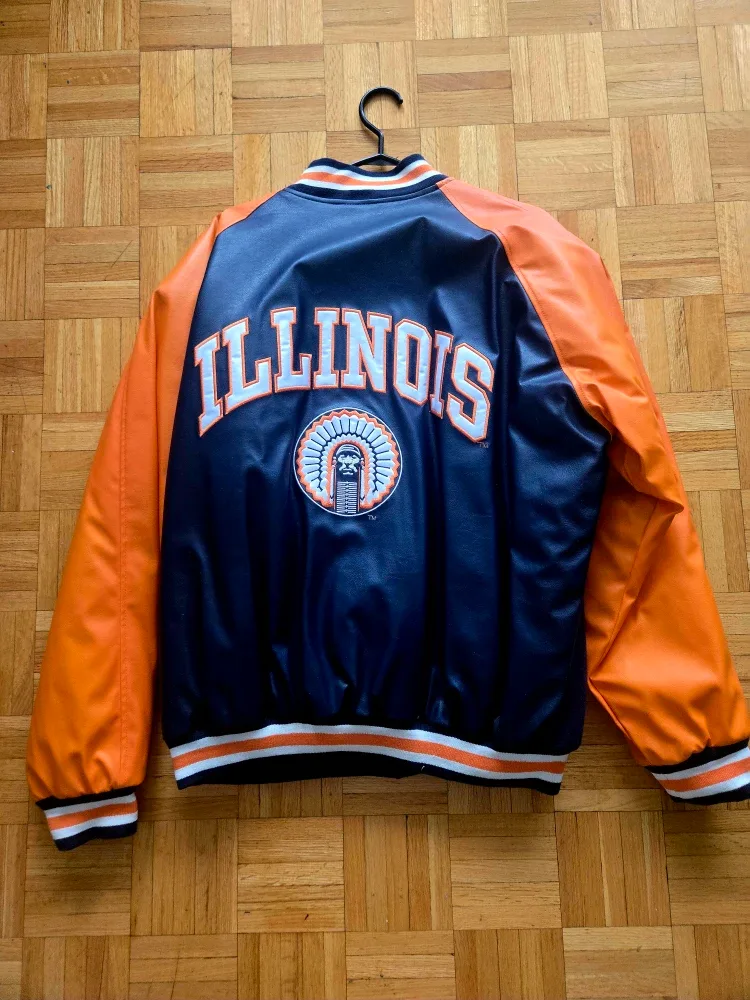 Steve & Barry's Illinois Varsity Jacket - Size L image indicator(2)