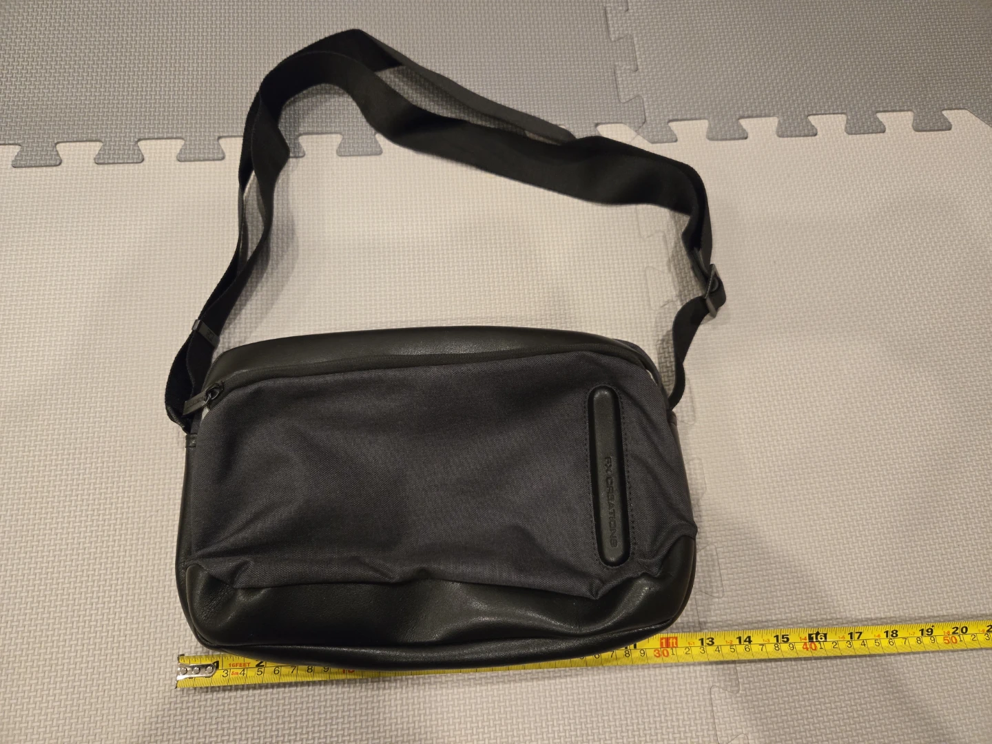 RFID Protect Black Crossbody Bag