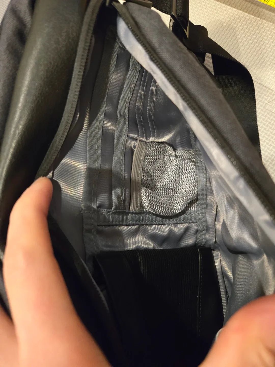 RFID Protect Black Crossbody Bag image indicator(5)