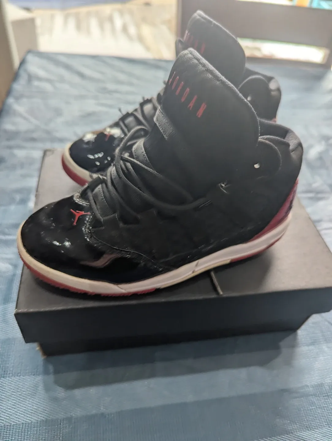 Jordan 11 Retro Little Flex TD Black/Red image indicator(3)