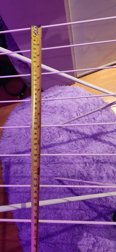 White Folding Clothes Drying Rack image indicator(6)