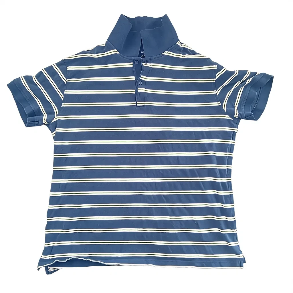 Striped Blue Polo Shirt