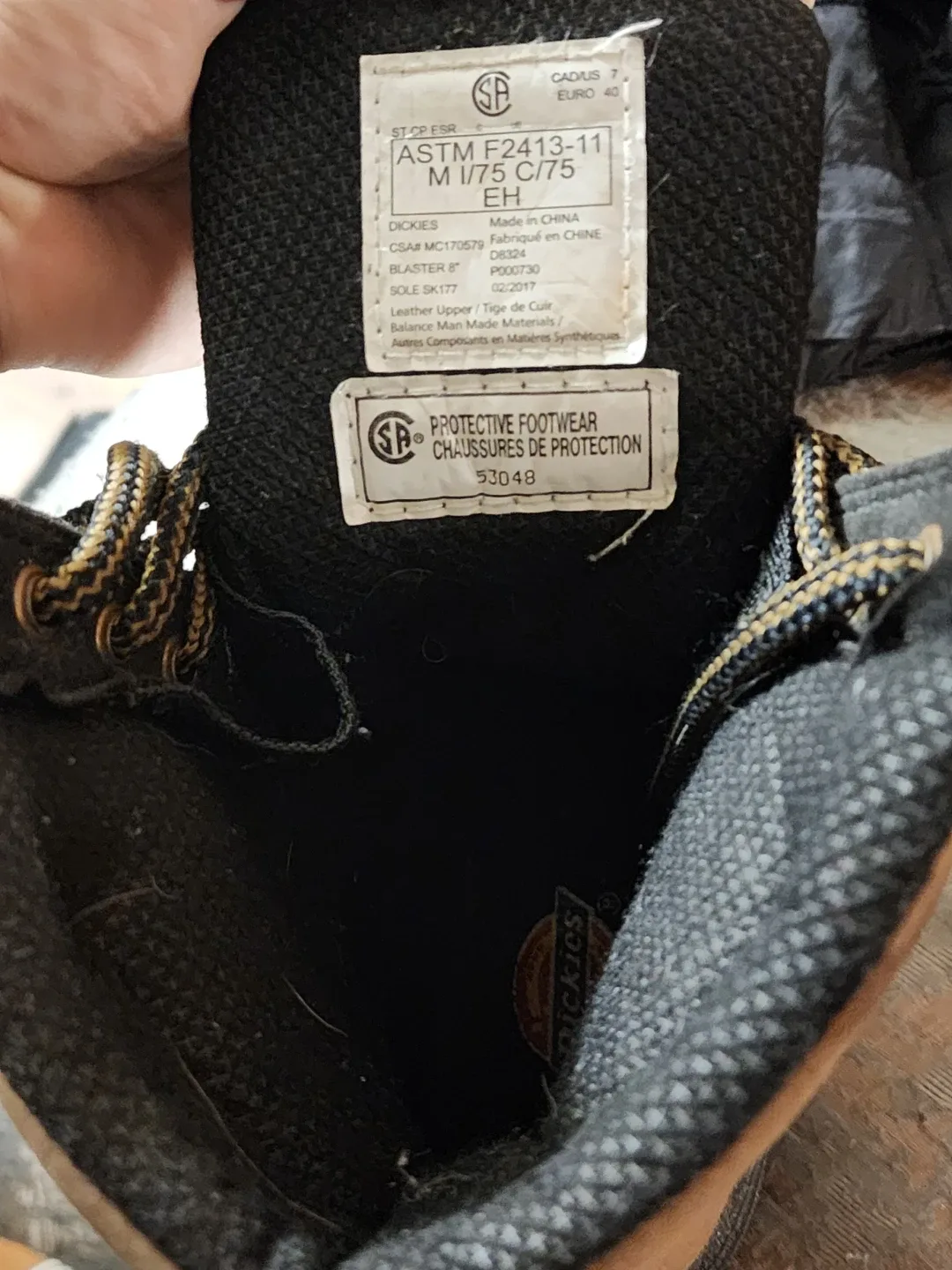 Dickies Blaster 6" Work Boots - Size 7 image indicator(3)