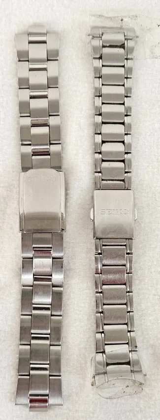 Seiko Stainless Steel Adjustable Watch Bands