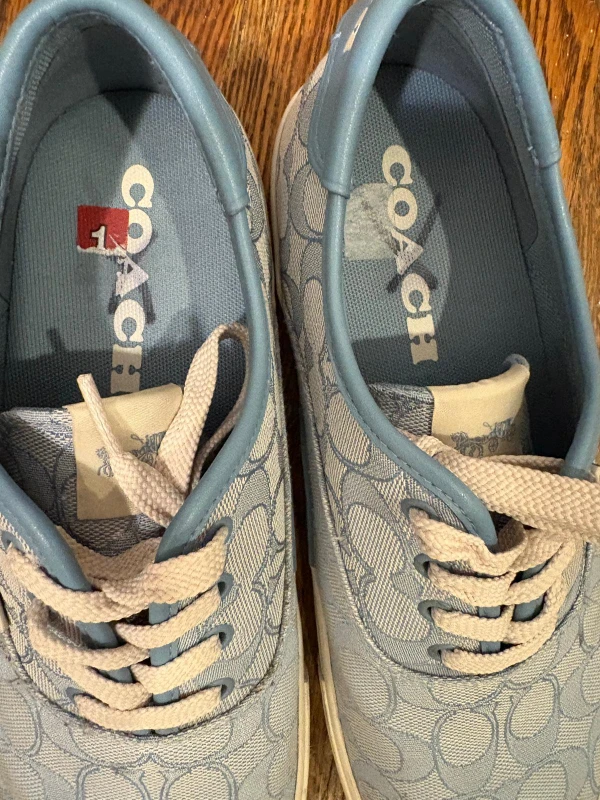 Coach Blue Patterned Sneakers