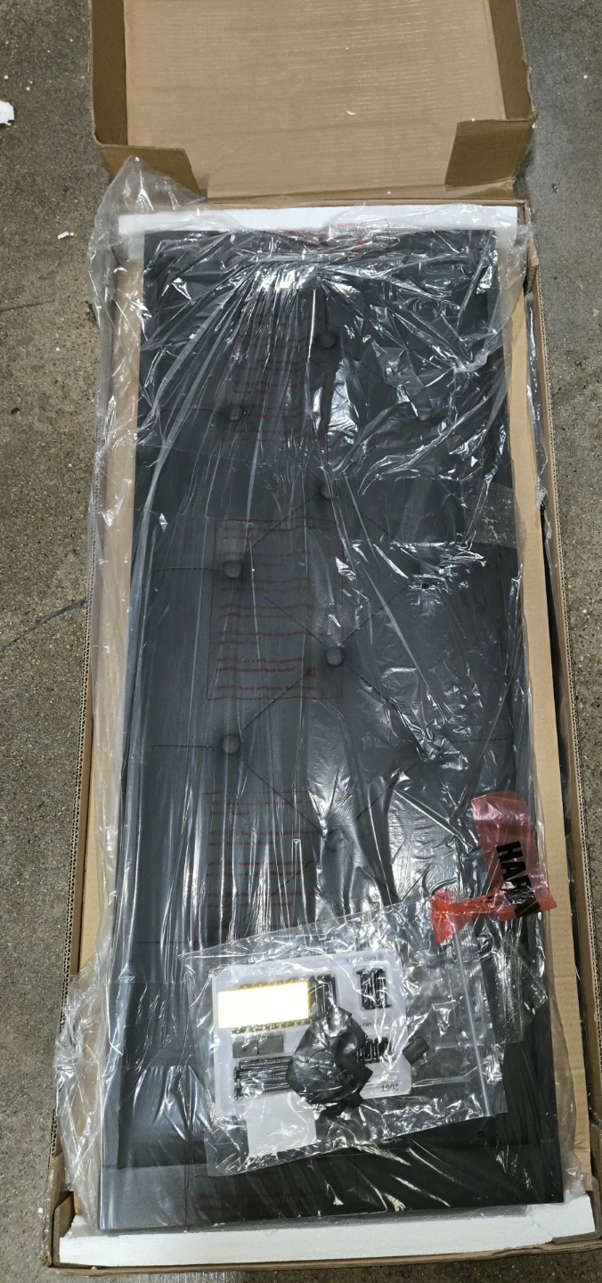 Feonase Twin Black Metal Bed Frame (New) - photo 4