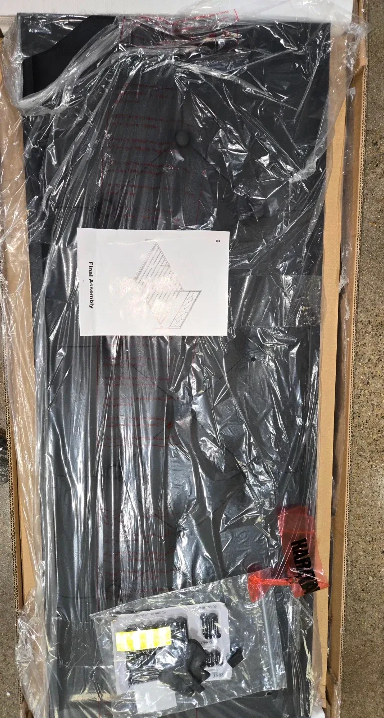 Feonase Twin Black Metal Bed Frame (New) image indicator(5)