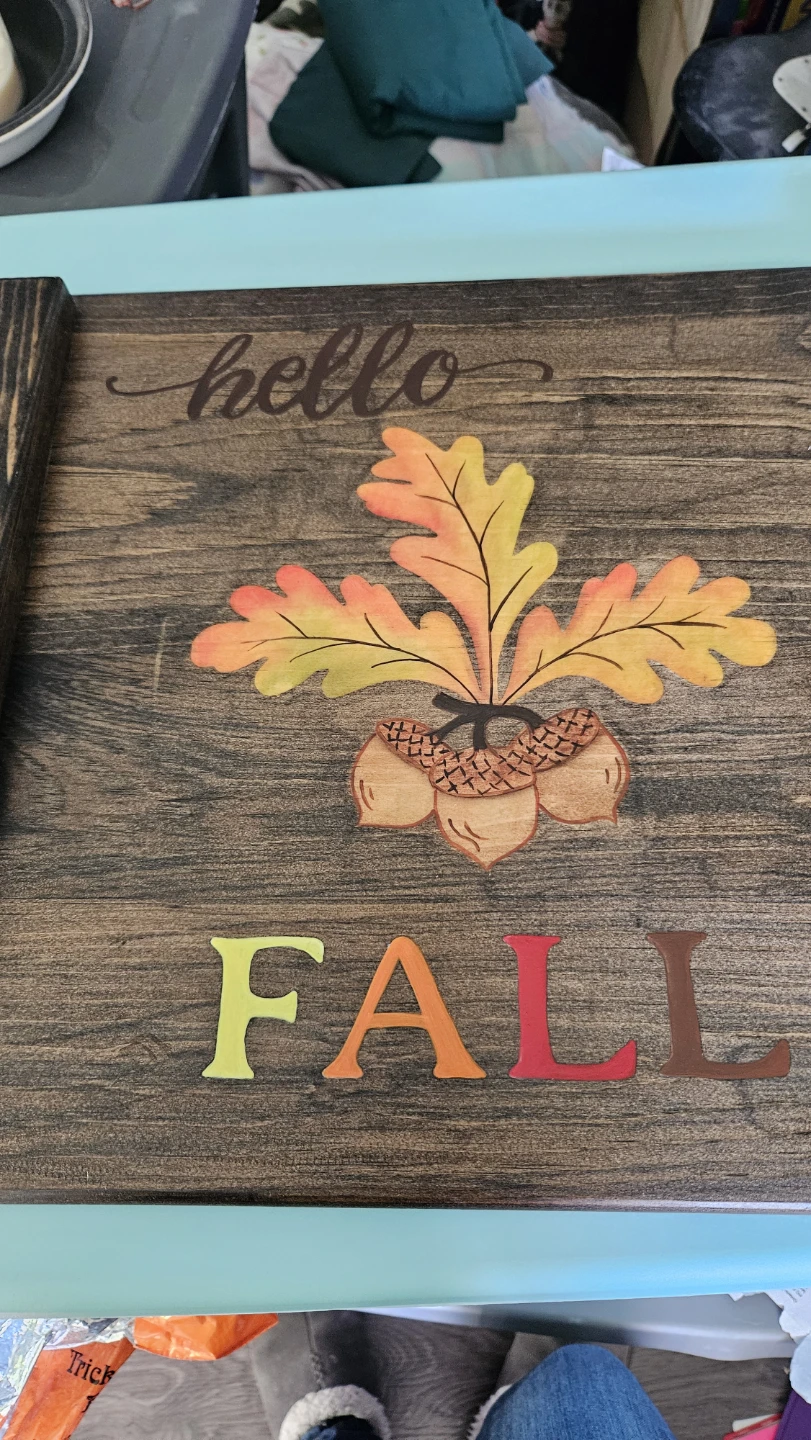 Wooden Tray Fall and Christmas designs - photo 3