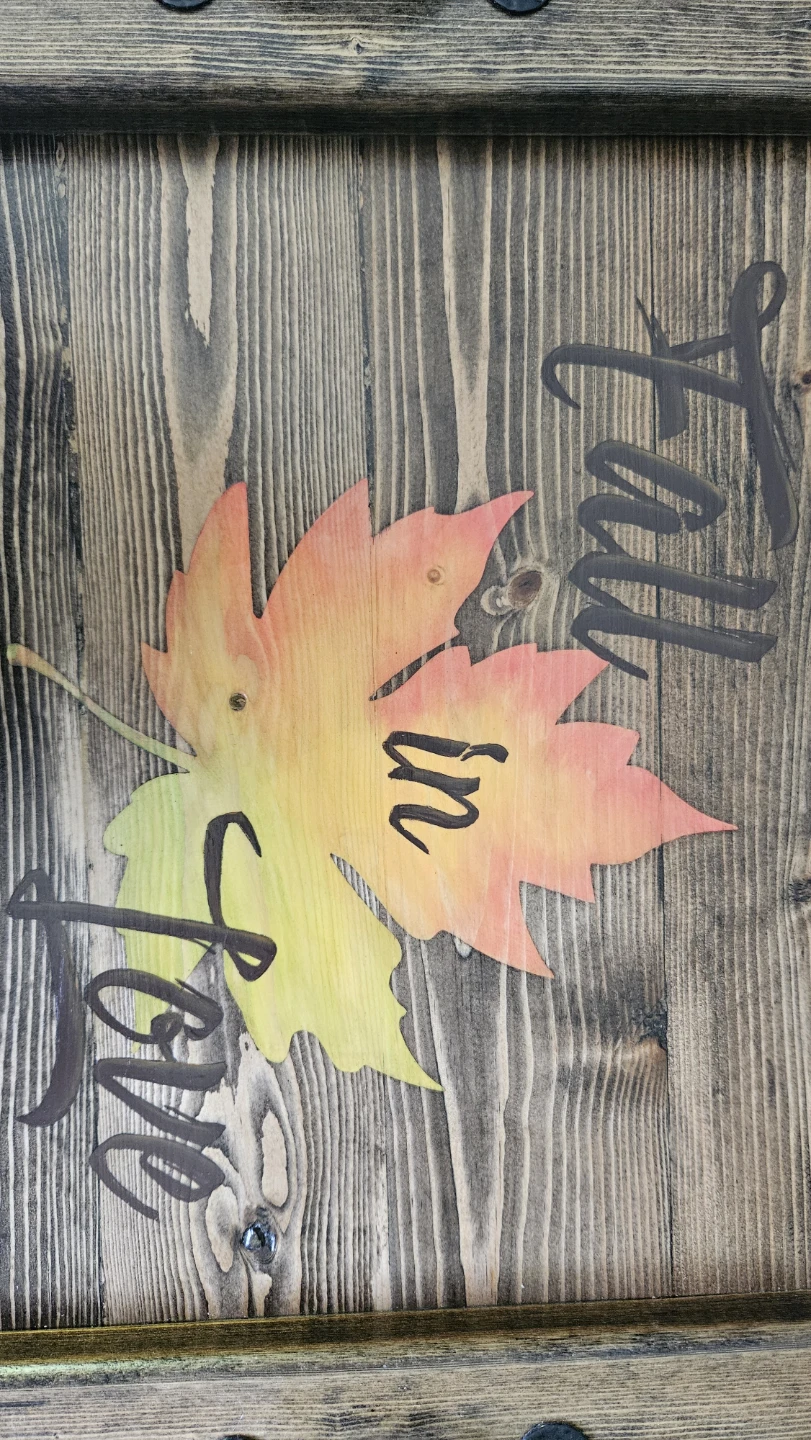 Wooden Tray Fall and Christmas designs - photo 4