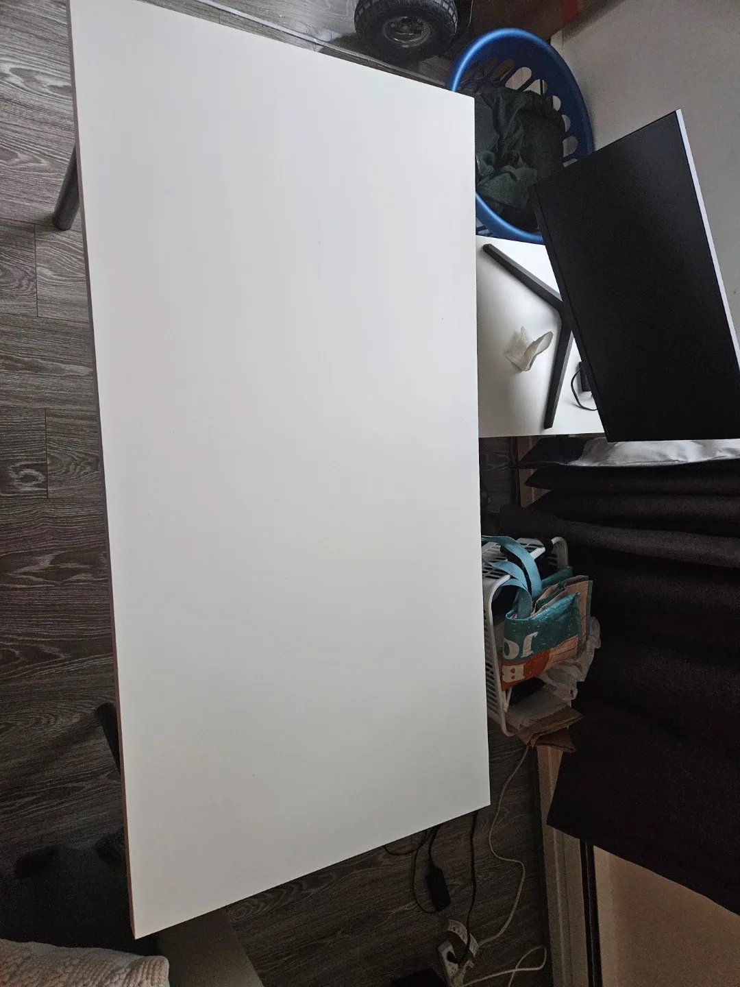 IKEA LINNMON / ADILS Table/work desk- White/Black image indicator(2)