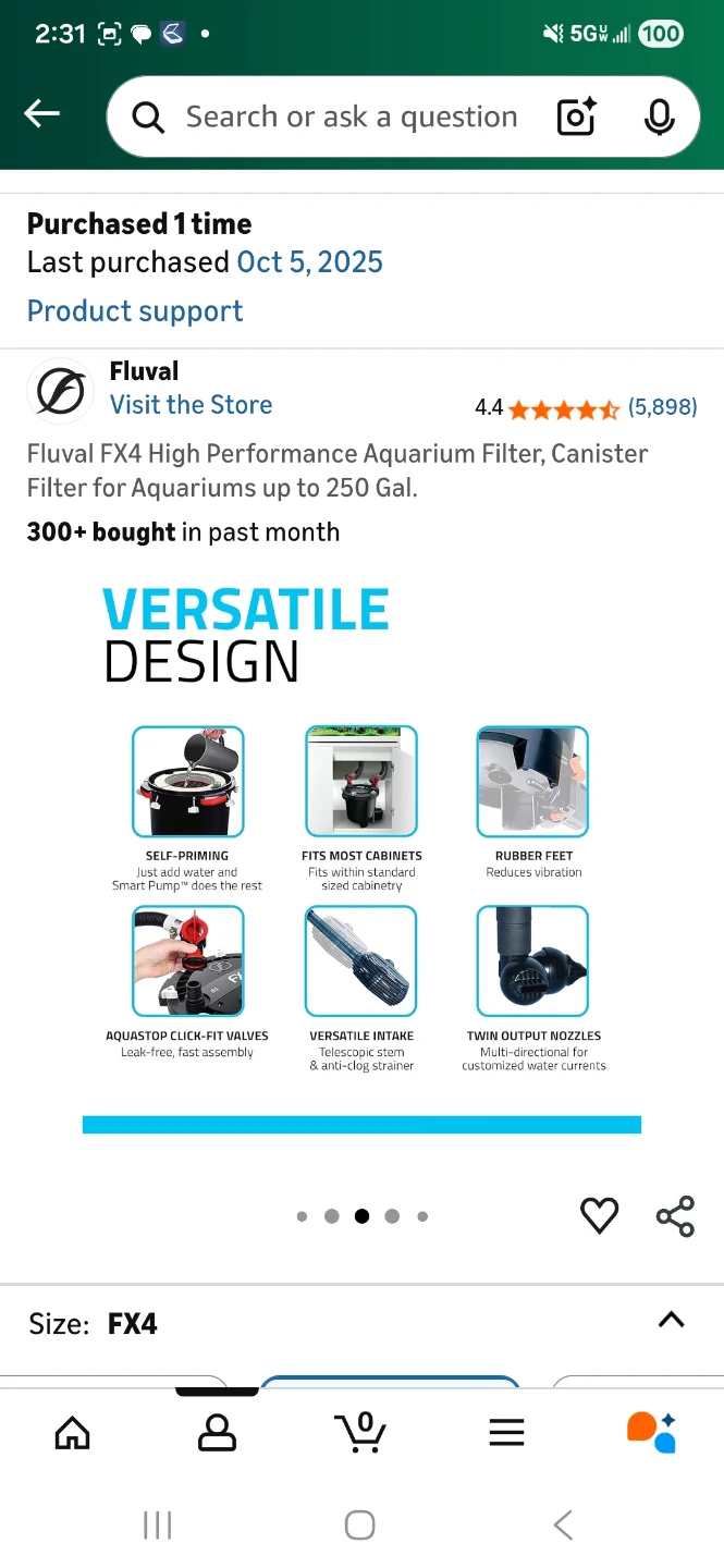 Fluval FX4 High Performance Aquarium Filter - photo 4