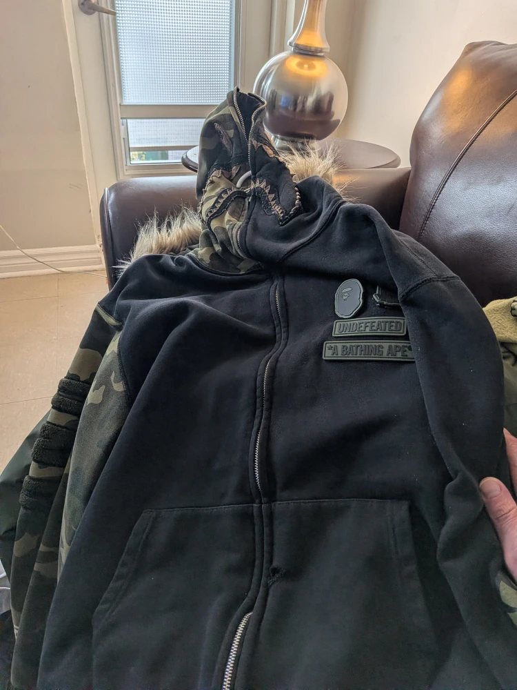 A Bathing Ape x Undefeated Full Zip Hoodie - 2XL - photo 3