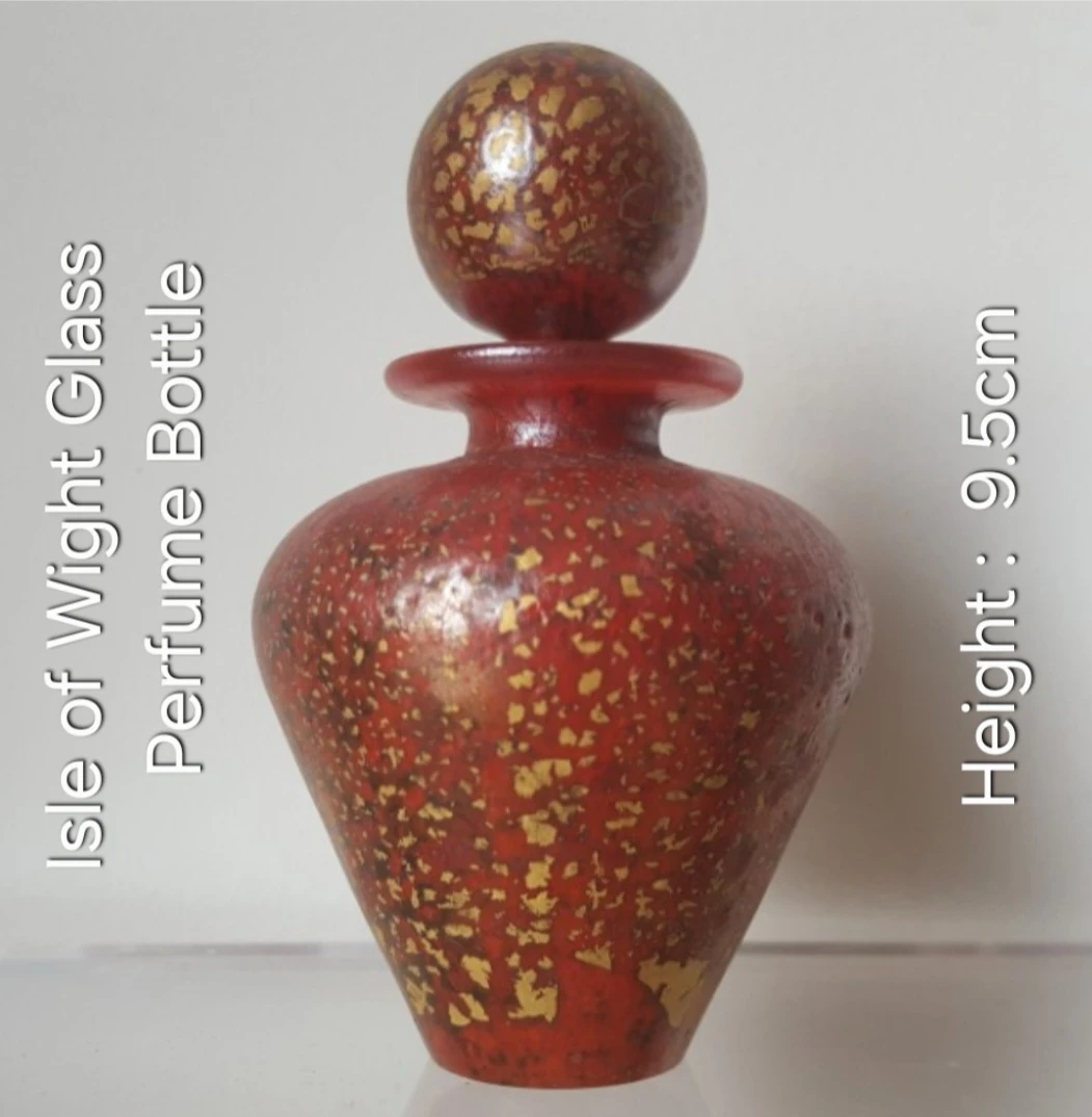 Isle of Wight Glass Perfume Bottle