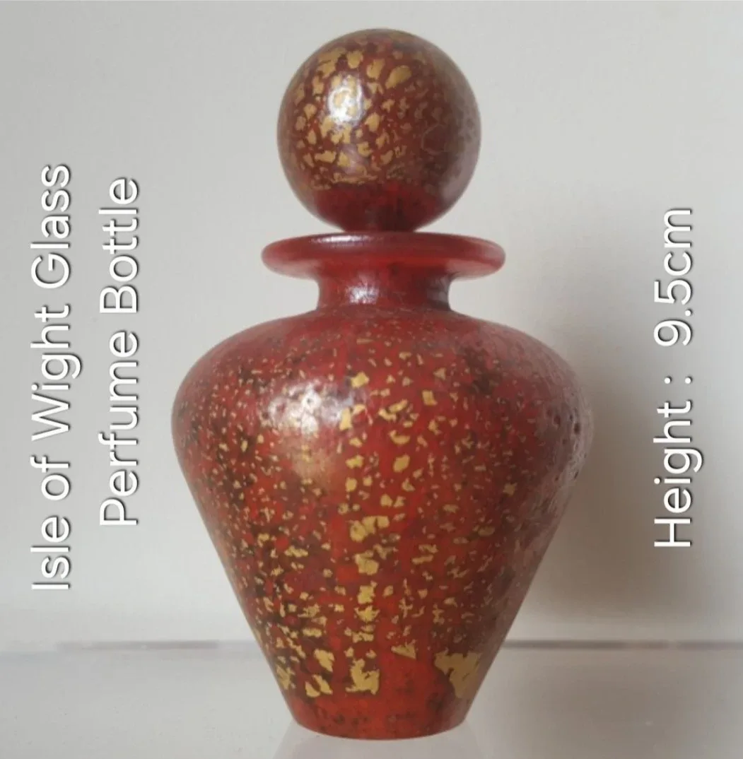 Isle of Wight Glass Perfume Bottle