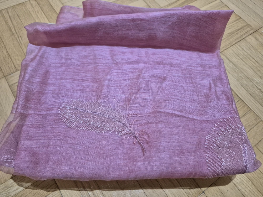 Pink Feather Scarf - photo 3