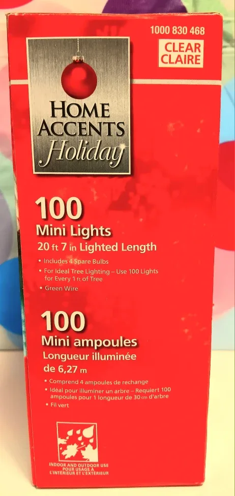 🎄Indoor/Outdoor 100 Mini Clear Christmas Lights🎄 image indicator(4)