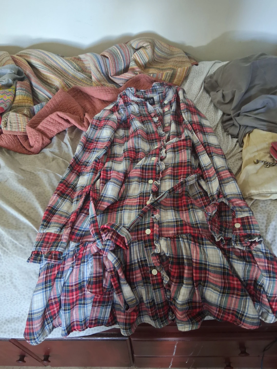 GAP Plaid Dress