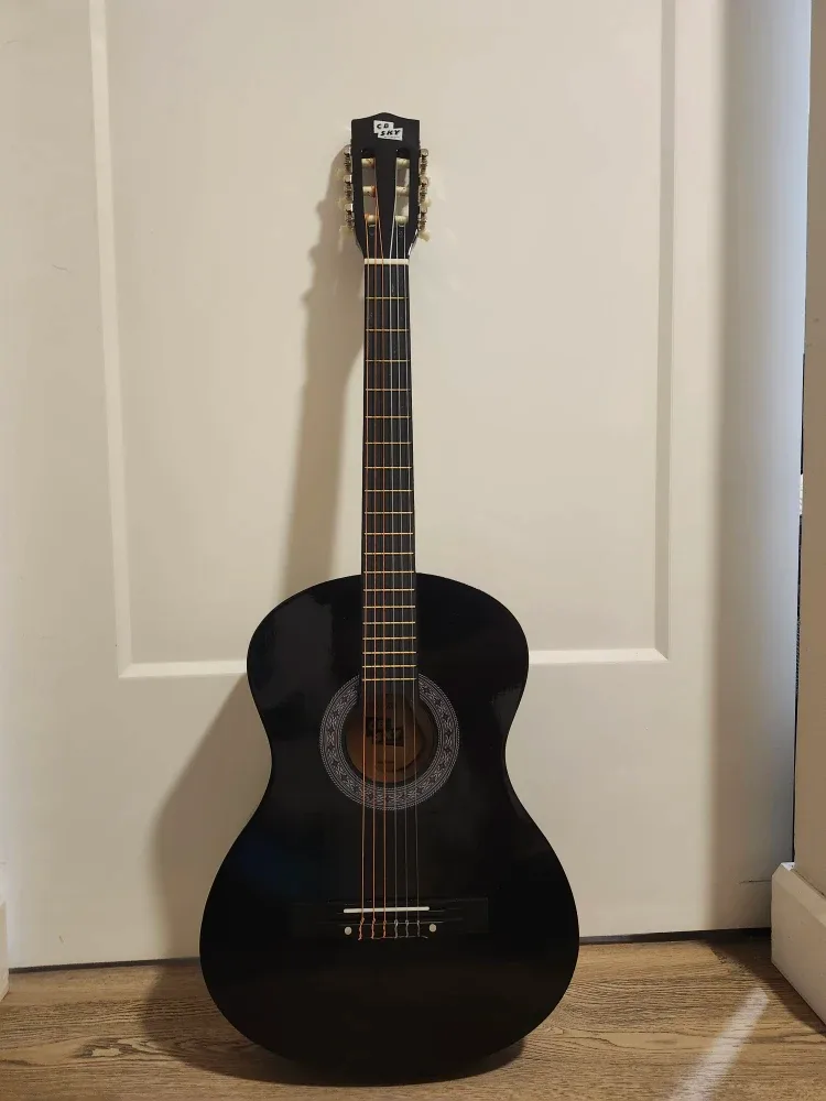 CE Art Black Acoustic Guitar