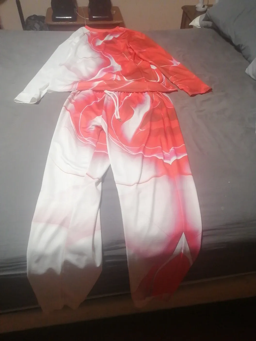 Orange & White Lounge Set