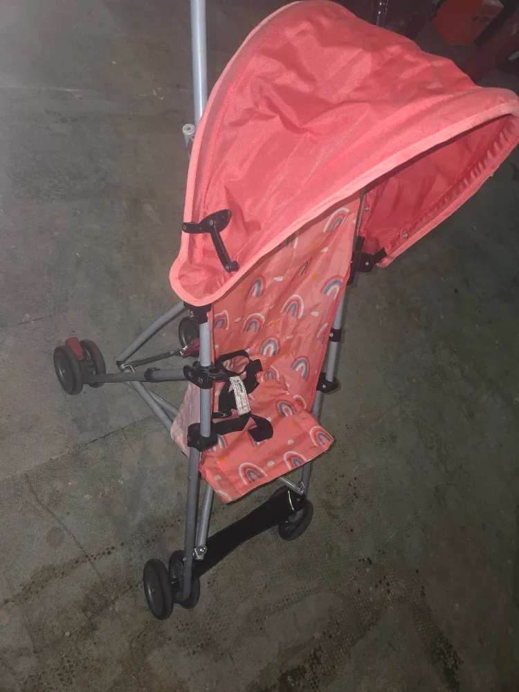 Rainbow Print Baby Stroller image indicator(2)