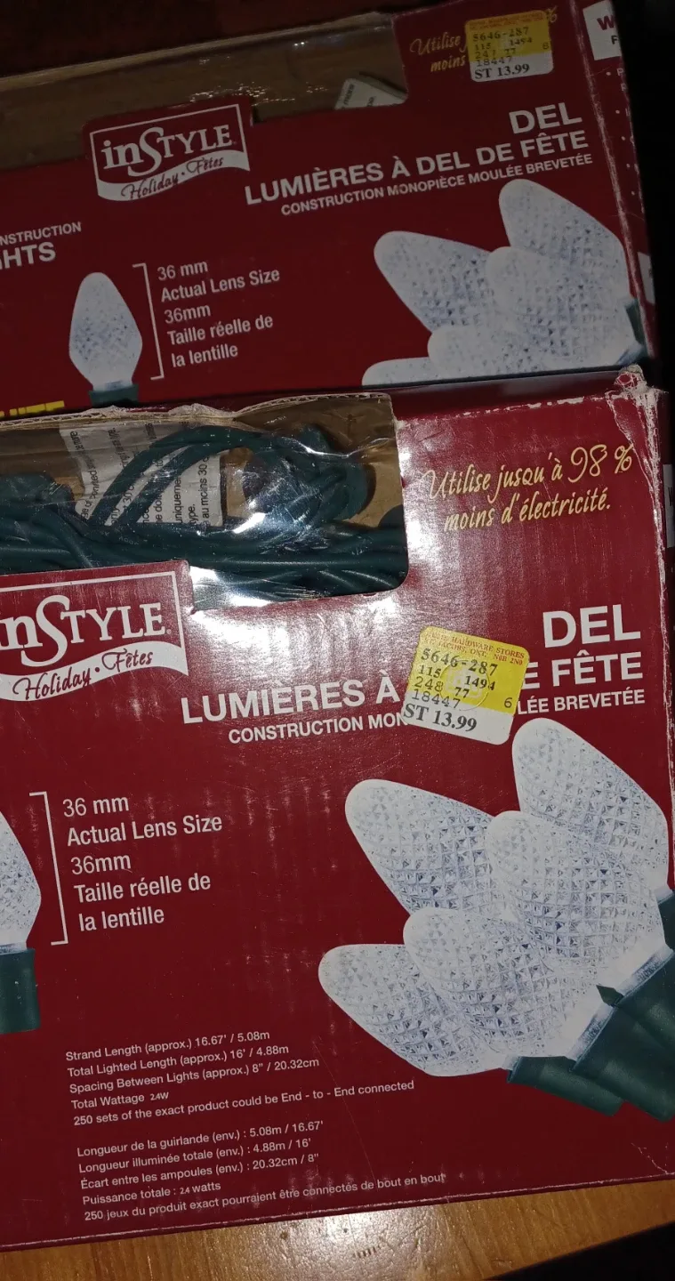 inStyle Holiday 25 C7 Pure White LED Lights thumbnail