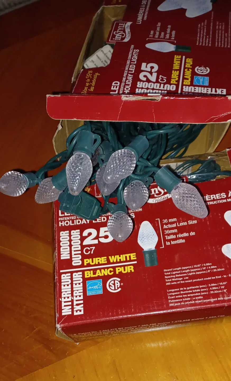 inStyle Holiday 25 C7 Pure White LED Lights image indicator(2)