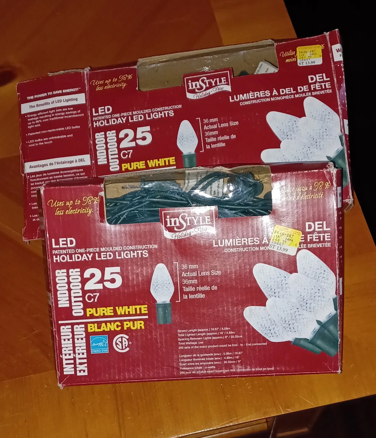 inStyle Holiday 25 C7 Pure White LED Lights image indicator(3)