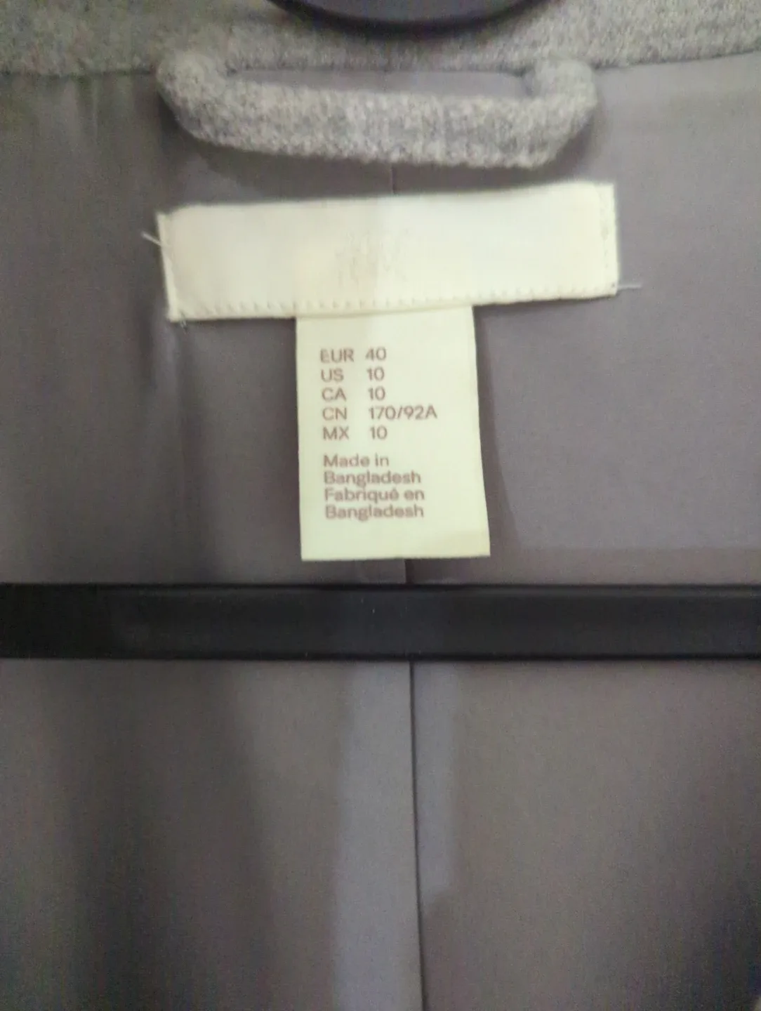 ⭐H&M Grey Peacoat image indicator(2)