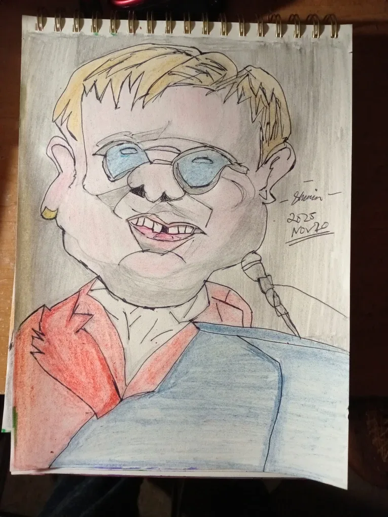Drawing Illustration by Custom Artist Sherwin Elton John image indicator(4)