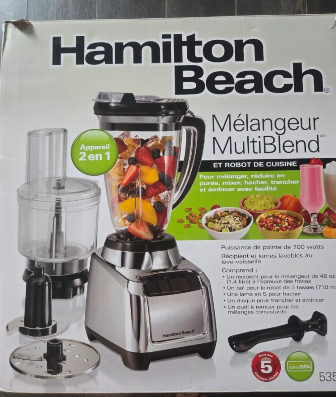 Hamilton Beach MultiBlend Blender Food Processor