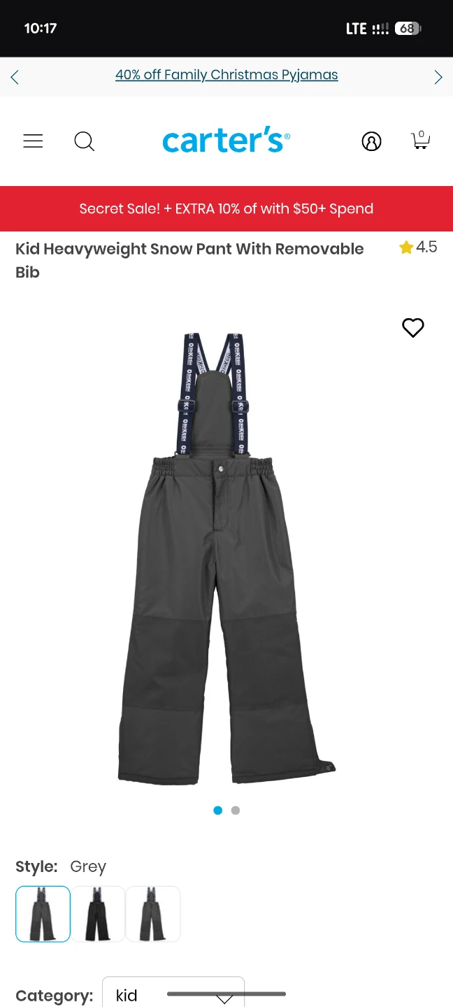 OshKosh B'gosh Grey Snow Pants - photo 4