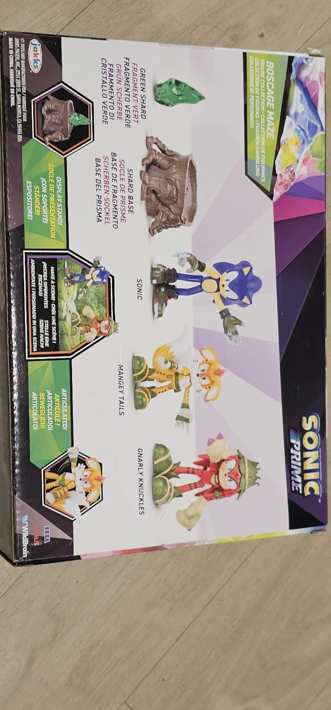 Sonic Prime Boscage Maze Figure Collection - New - photo 2