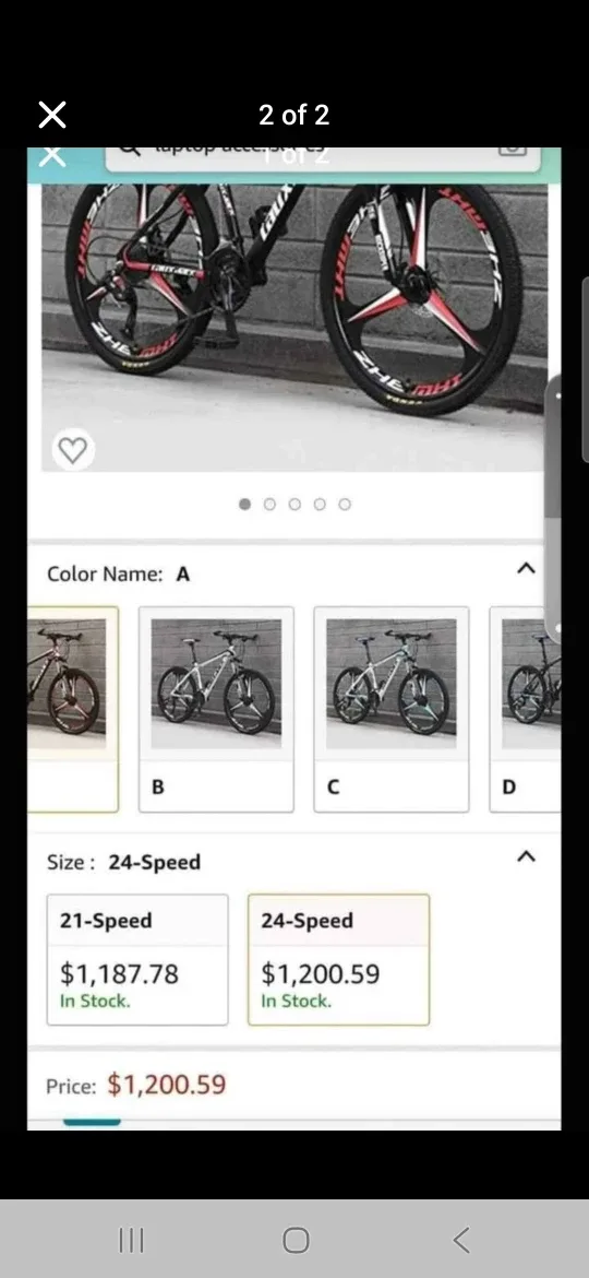 24-Speed Full Suspension 26" Mountain Bike image indicator(2)