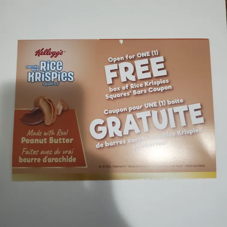 Free Product Coupon - Rice Crispies