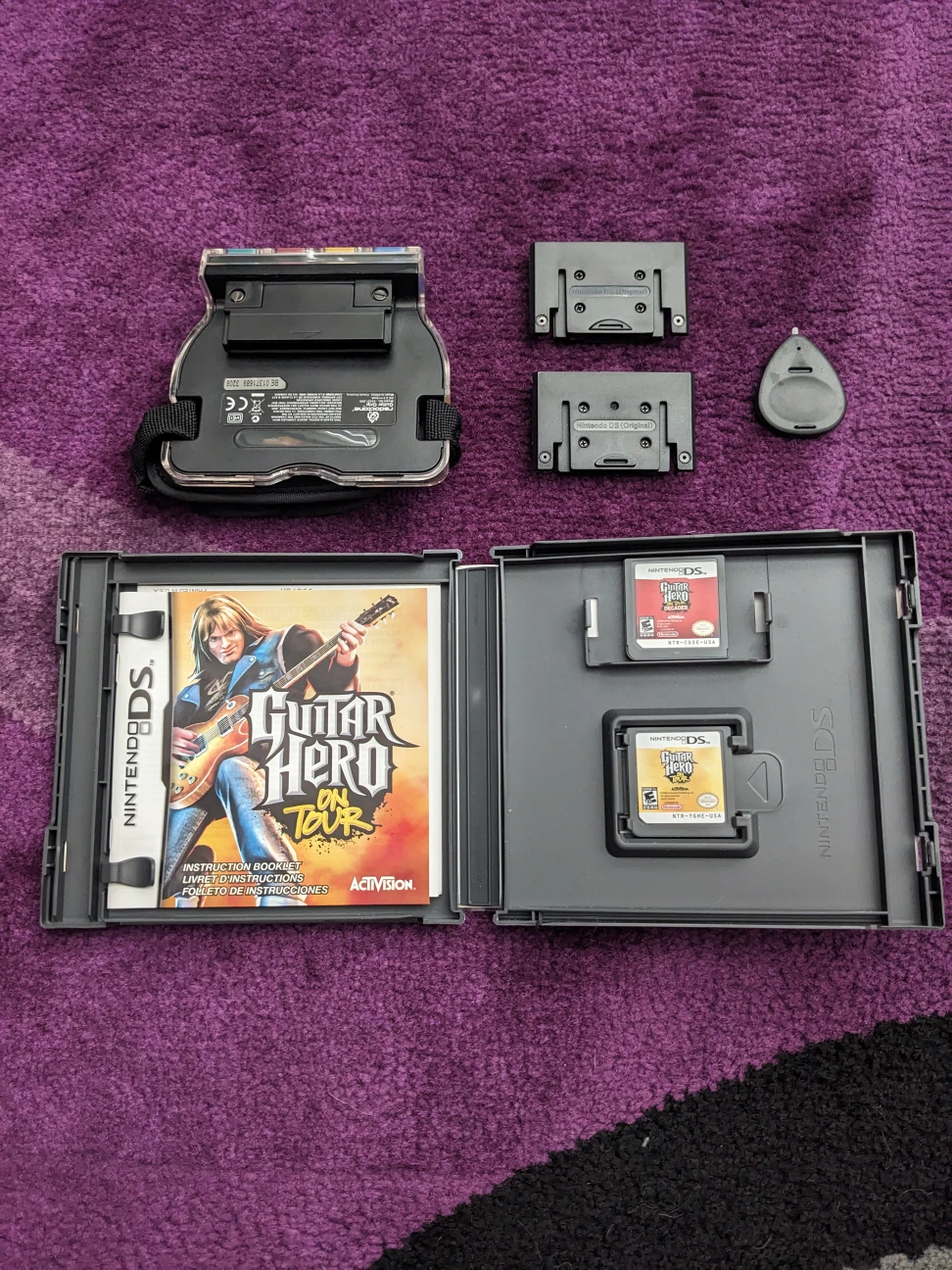 Two Guitar Hero On Tour Games Plus Accessories for Nintendo DS - photo 3