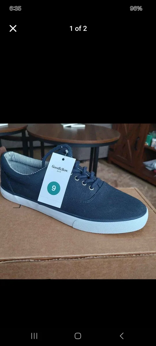 Goodfellow & Co. Navy Blue Sneakers - Size 9