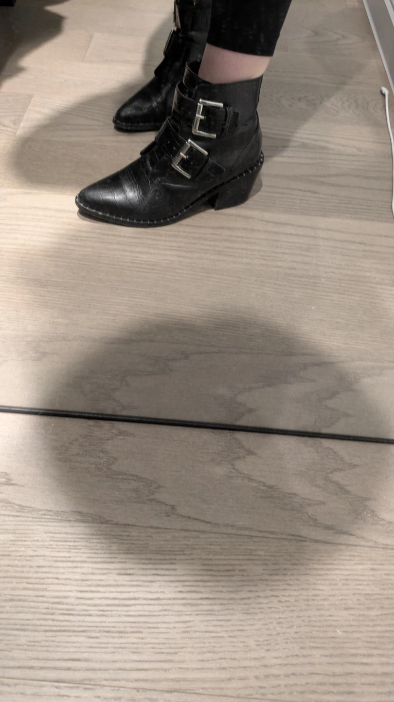 Kurt Geiger Black Leather Ankle Boots size UK 5 - photo 2