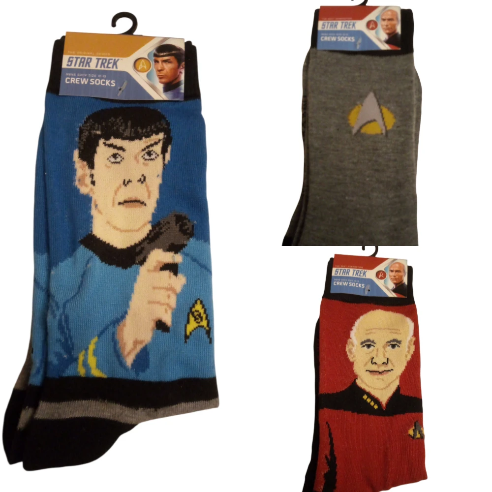 Star Trek Crew Socks - The Original Series-3pairs
